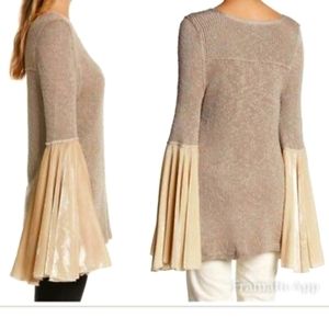 FREE PEOPLE Celestial Knit Top Sweater, size small
